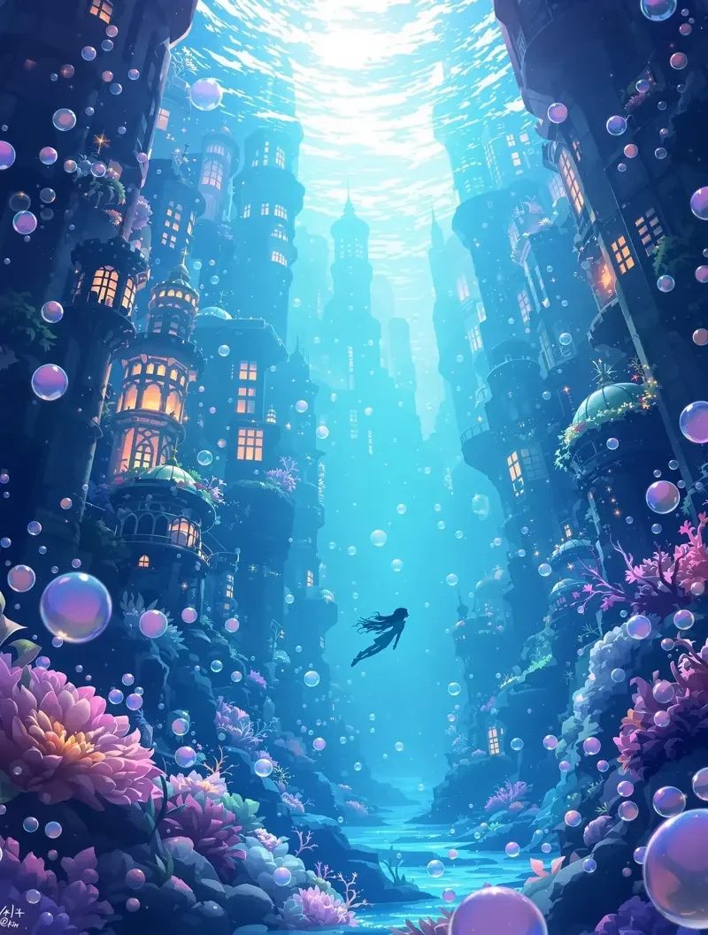 深海之城的灯火